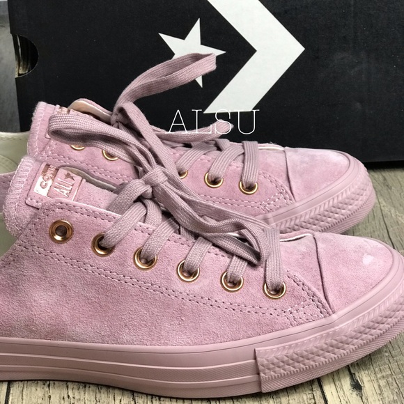 NWT Converse Ctas OX Pale Mauve Egret W AUTHENTIC - Picture 5 of 8